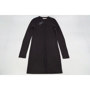 Rag & Bone Mallory Thermal Long Sleeve‎ Dress Button Women's Small New